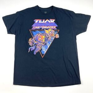 Funko Pop! Marvel Collector Corps Thor Love & Thunder Black  T Shirt Size XL